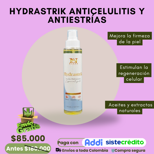 Hydrastrik Aceite Especializado Anticelulitis Y Antiestrías