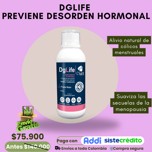 DgLife Alivia Cólicos y Desorden Hormonal