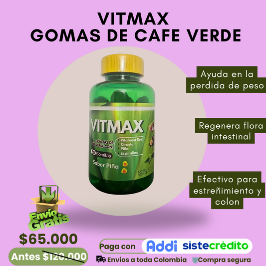 Vitmax Gomitas Adelgazantes Cafe Verde