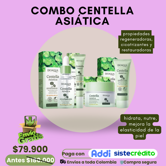 Combo Centella Asiática x 5 + Caja de Seguridad
