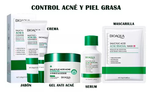Combo Acido Salicílico Bioaqua x 5 Anti-Acné
