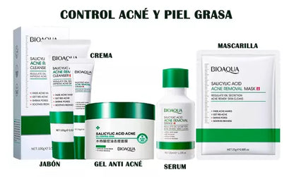 Combo Acido Salicílico Bioaqua x 5 Anti-Acné