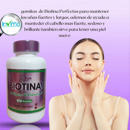 Gomitas de Biotina + Colágeno & Vitamina E
