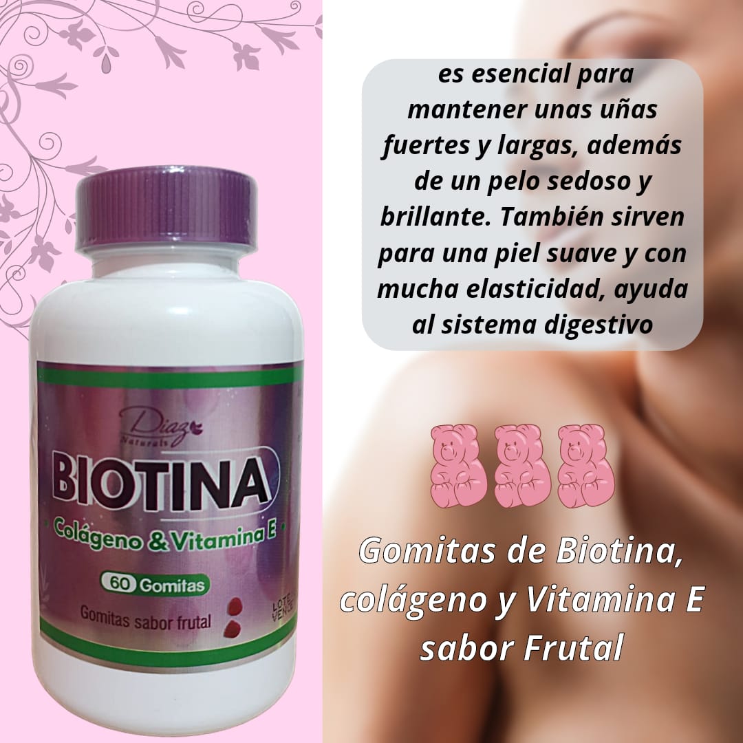 Gomitas de Biotina + Colágeno & Vitamina E